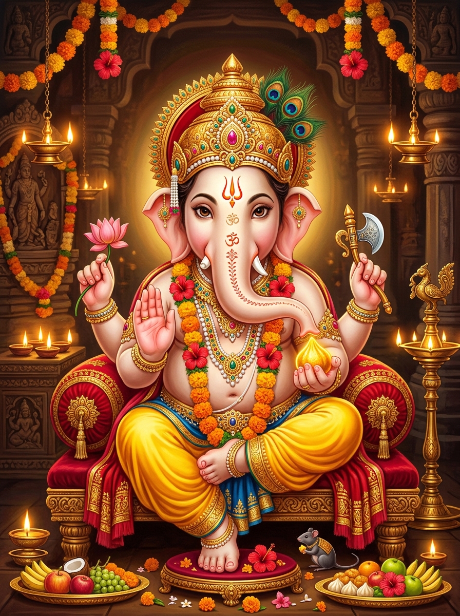 Bal Ganesha Modak Darshan